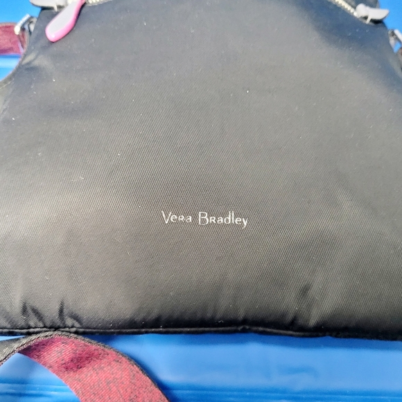 Vera Bradley Midtown Black Nylon Canvas Women's Crossbody Bag - Picture 2 of 10